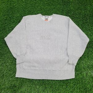 Vintage 90s Volleyball Sweatshirt Womens XL 23x26 Gray